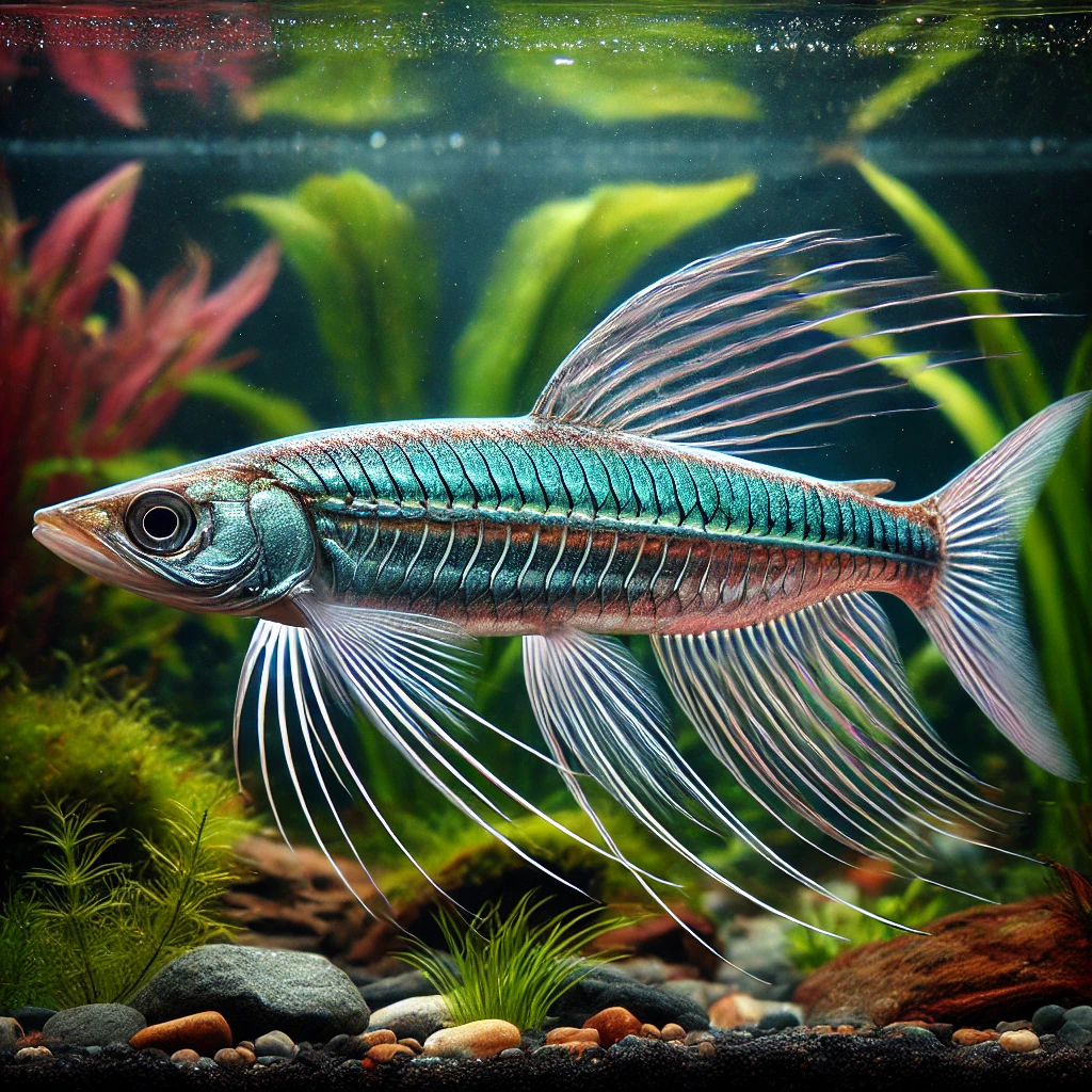 Barbus filamentosus Черни точки
