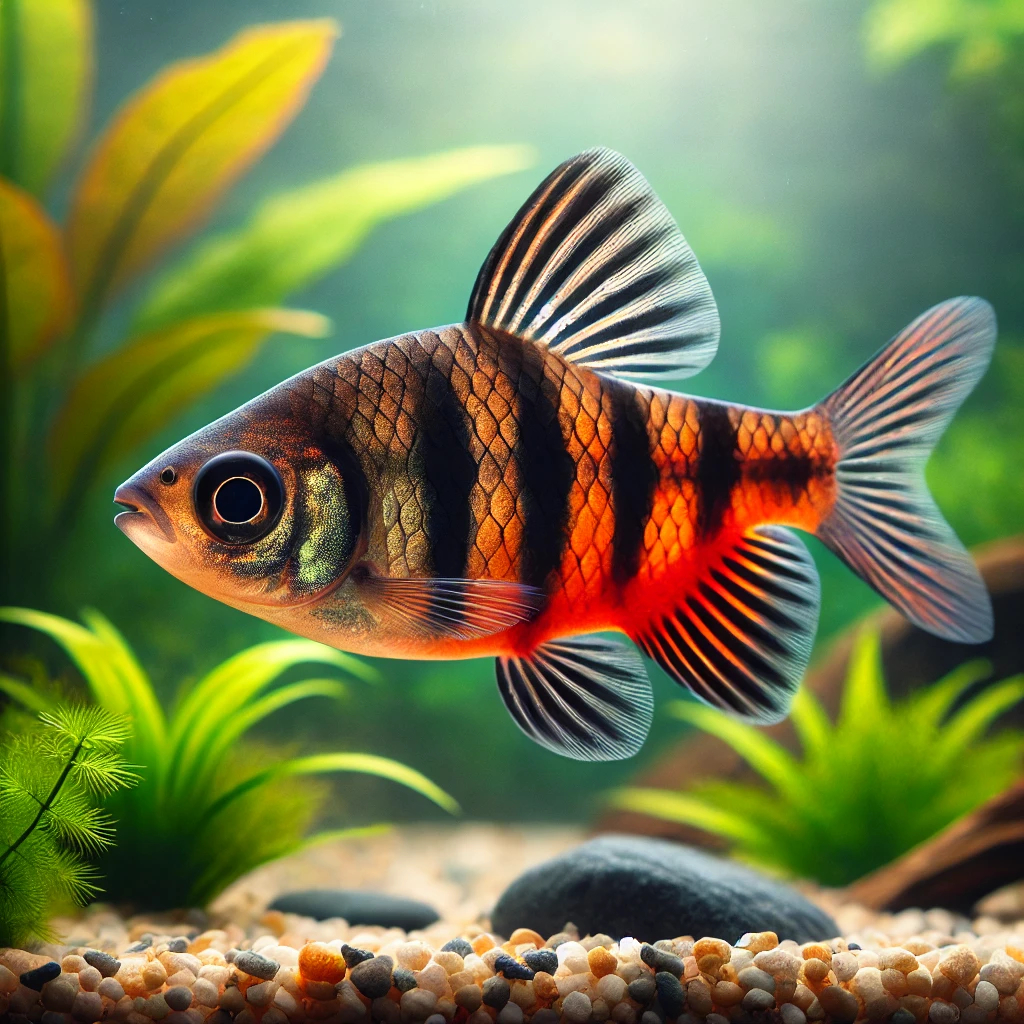 Barbus nigrofasciatus Брадати
