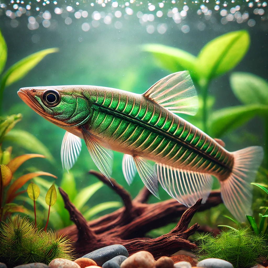 Brochis splendens (Изумруд)