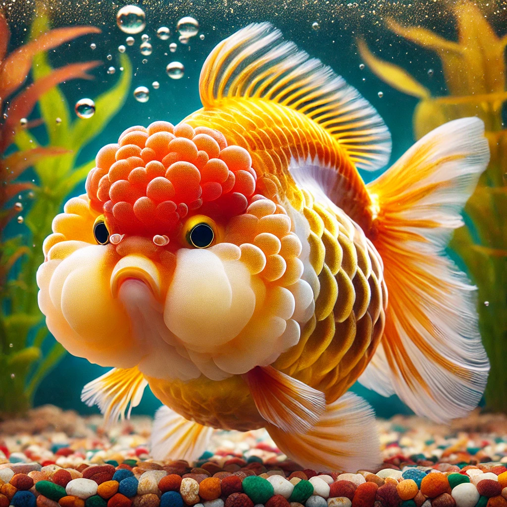 Carassius auratus lion Лъвска глава