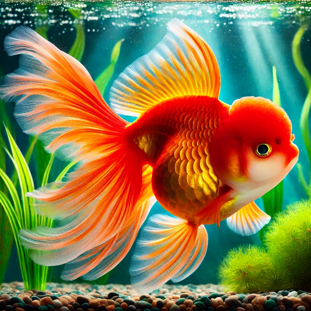 Carassius auratus poisson Комета