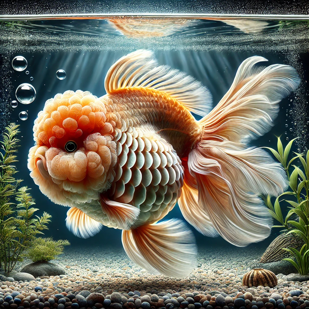 Carassius auratus pompon Помпом