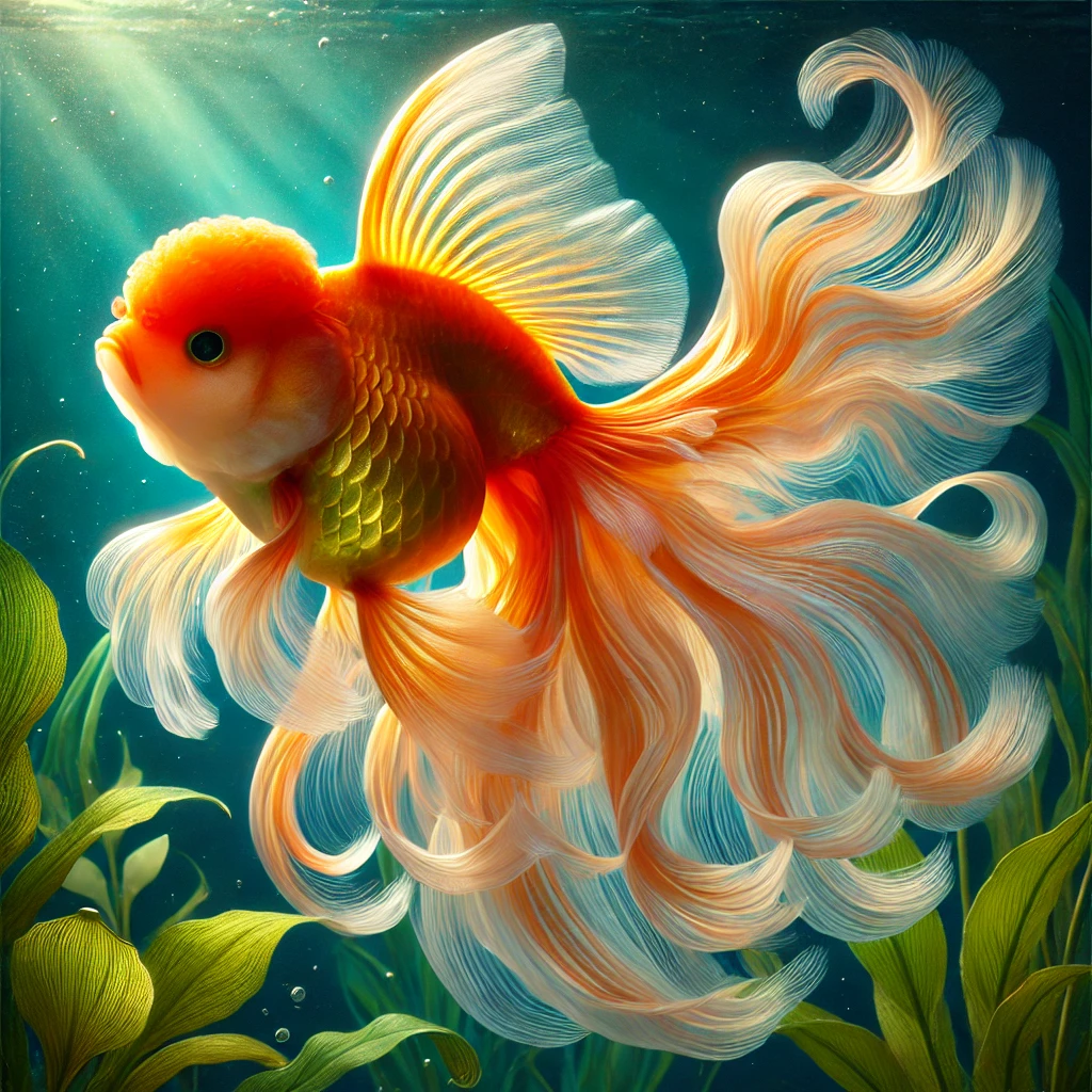 Carassius auratus voile Хвощ