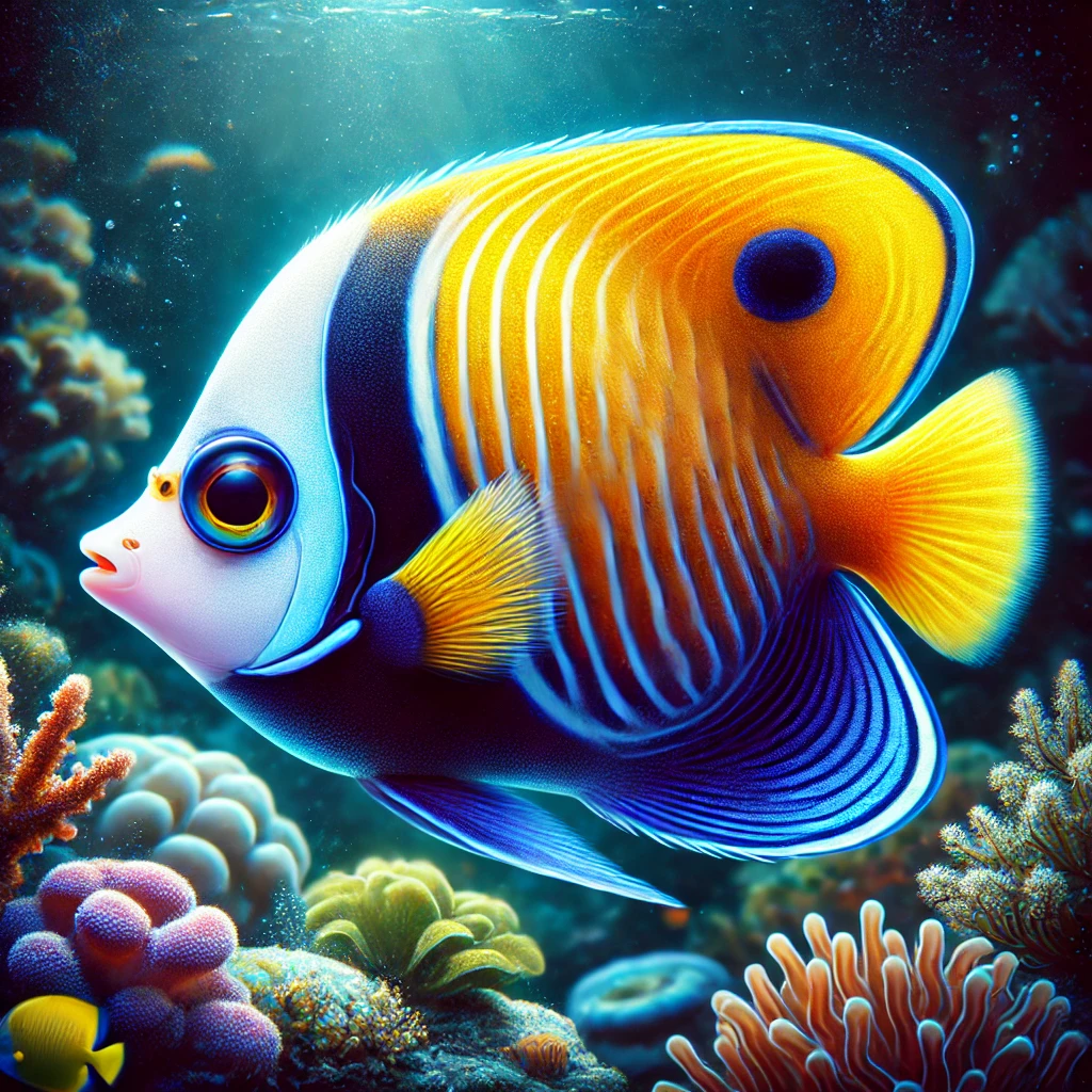 Centropyge bicolor Два -тон