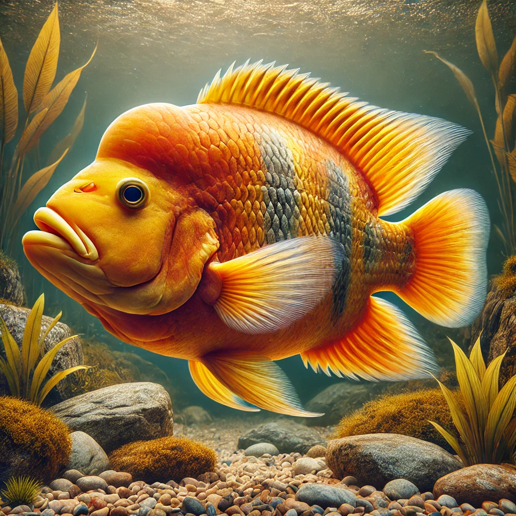 Cichlasoma citrinellum червен дявол