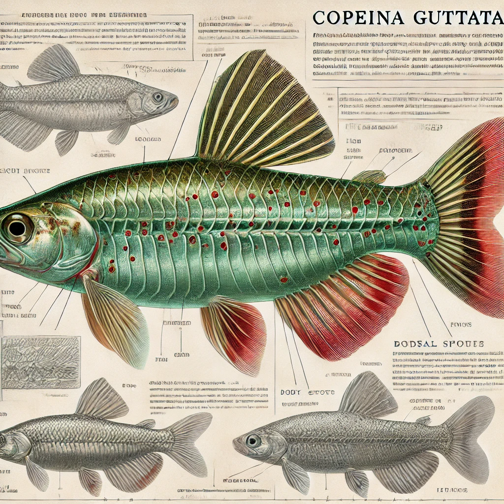 Copeina guttata Червена Копейна