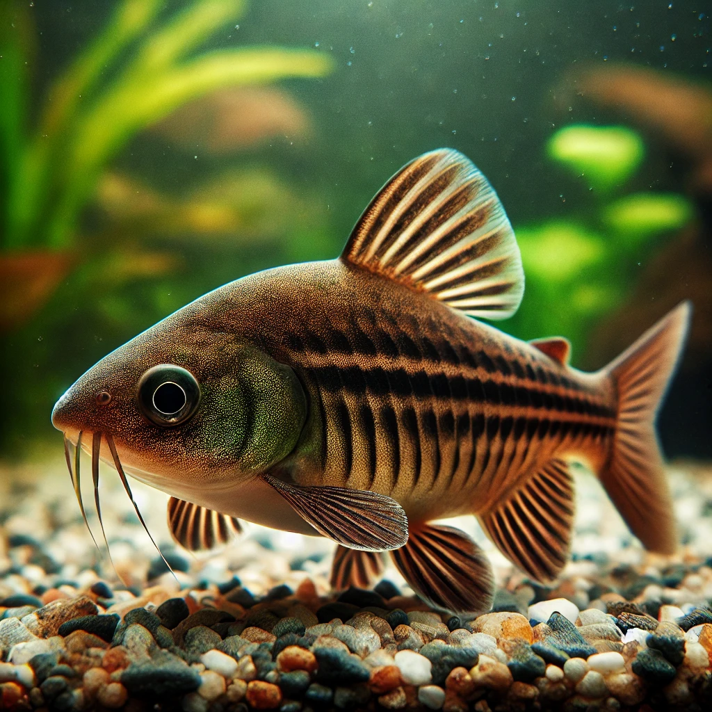 Corydoras aeneus Метални Corydoras