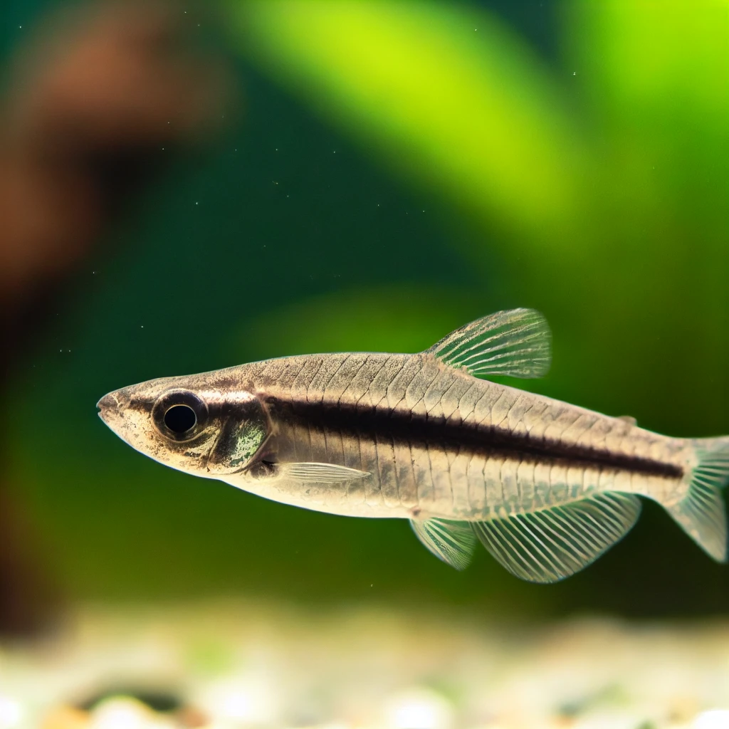 Crossocheilus oblongus (Черна лъчева брада)