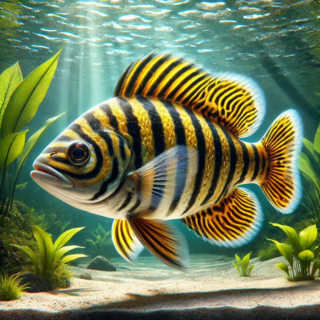 Datnioides microlepis Тигров полюс