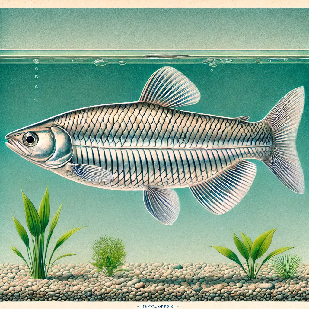 Distichodus affinis Червени перк�...