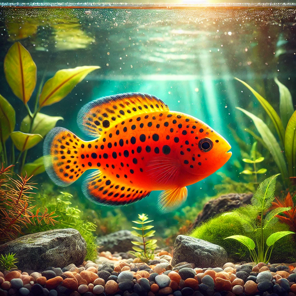 Etroplus maculatus (Оранжев хромид)