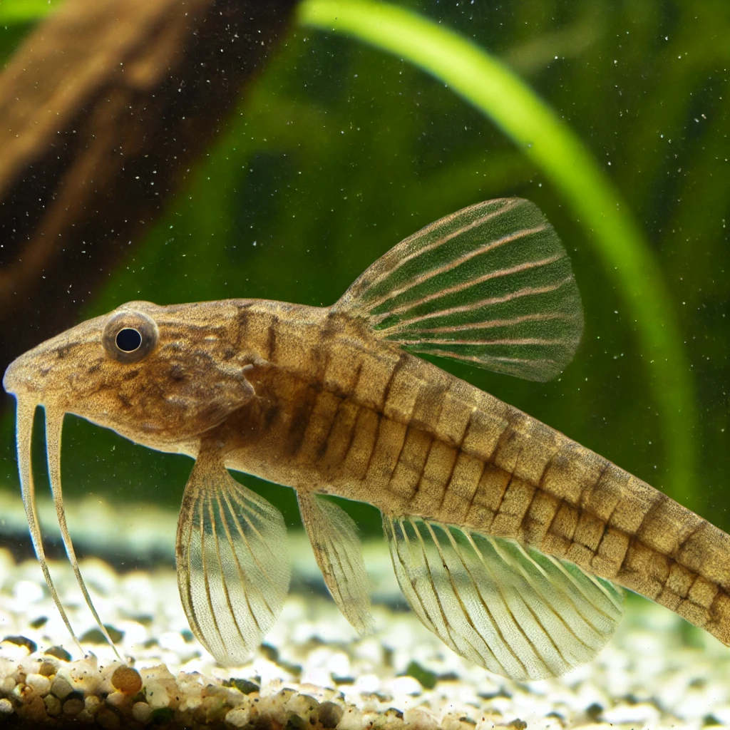 Farlowella acus Обикновена игла сом