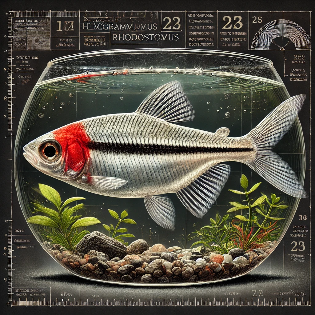 Hemigrammus rhodostomus червен нос