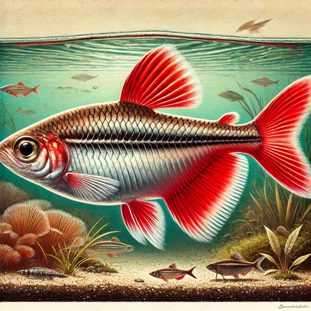 Hyphessobrycon flammeus Роо Тетра от Рио