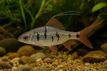 Barbus filamentosus (Черни точки)
