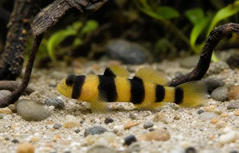Brachygobius xanthozona (Бурдон Риба)
