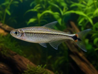 Hemigrammopetersius caudalis (Конго тетра с жълто)