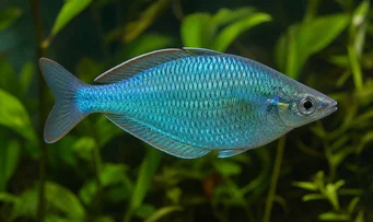 Melanotaenia lacustris Тюркоазена дъгова риба