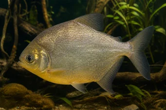 Mylossoma aureum Помпано, Златен Паку