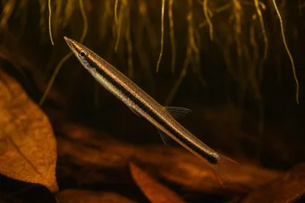 Nannostomus eques (Тръбен уста -до -мут молив)