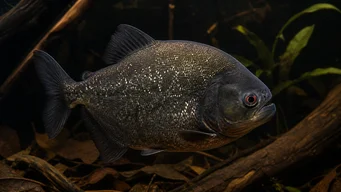 Serrasalmus rhombeus (Забелязана Паку, бяла пираня)