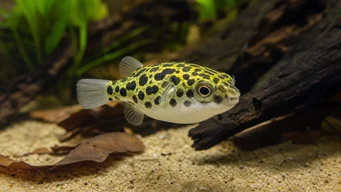 Tetraodon schoutedeni Конго Тетрадон, Леопардов тетрадон