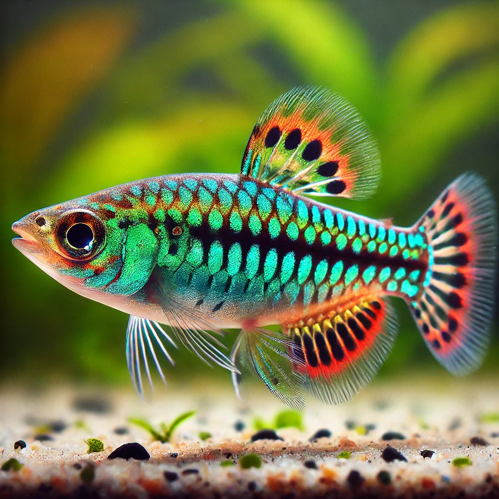 Pachypanchax playfairii Пунктиран па�...