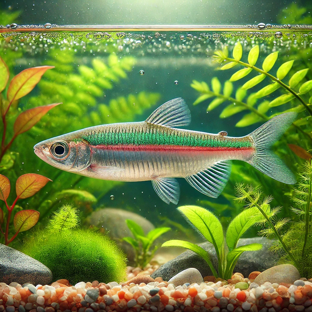 Rasbora borapetensis Червено -утаен