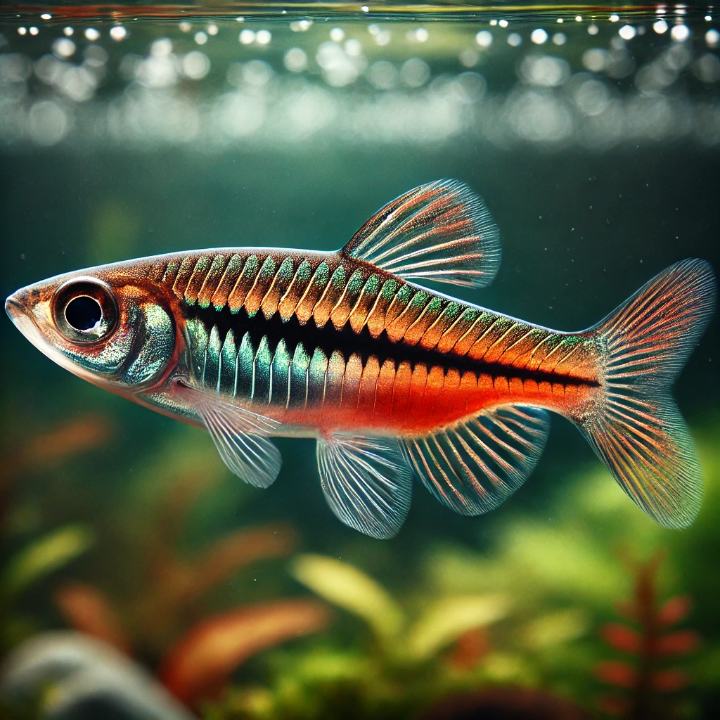 Rasbora pauciperforata Червена линия Rasbora