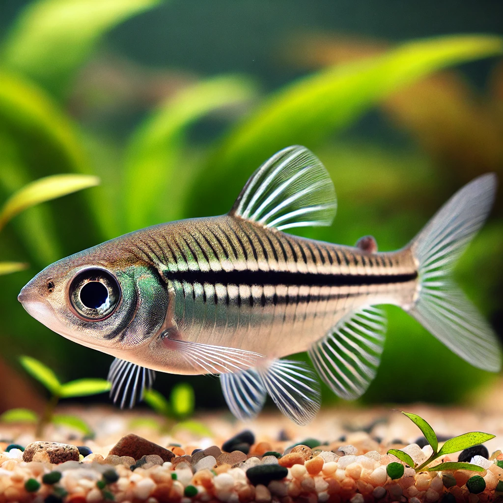 Rasbora trilineata (Ножици на Расбора)