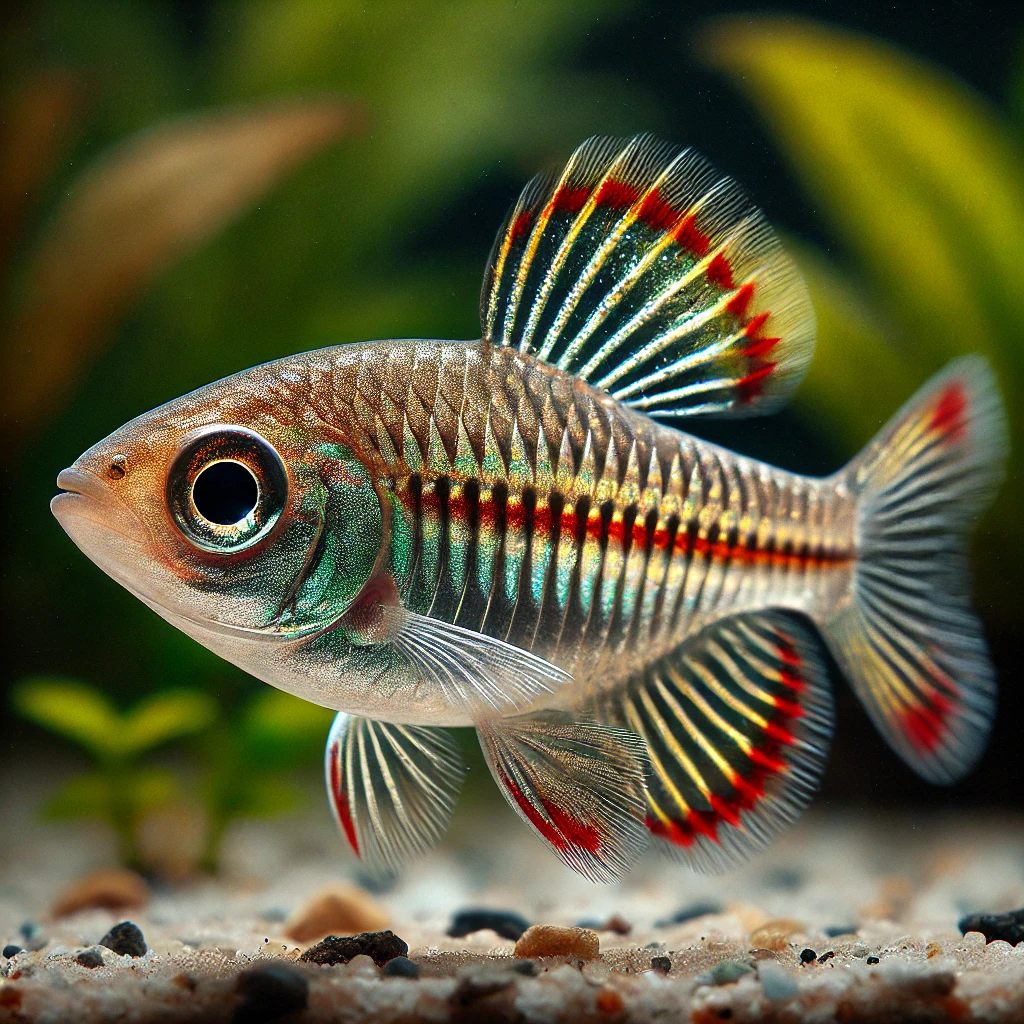 Tanichthys albonubes Горкият неон